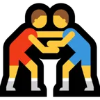 Microsoft 平台中的 men wrestling
