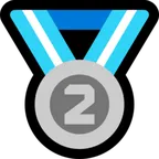 Microsoft 平台中的 2nd place medal