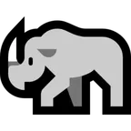 Microsoft 平台中的 rhinoceros