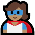 superhero: medium skin tone สำหรับแพลตฟอร์ม Microsoft