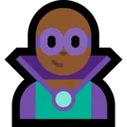 man supervillain: medium-dark skin tone untuk platform Microsoft