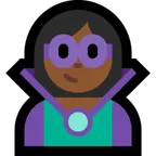 supervillain: medium-dark skin tone สำหรับแพลตฟอร์ม Microsoft