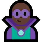 man supervillain: dark skin tone untuk platform Microsoft