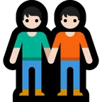 Microsoft cho nền tảng people holding hands: light skin tone