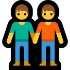 Microsoftプラットフォームのpeople holding hands