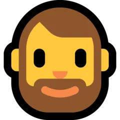 person: beard for Microsoft platform