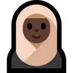 woman with headscarf: dark skin tone per la piattaforma Microsoft