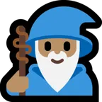mage: medium skin tone für Microsoft Plattform