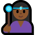 woman mage: medium-dark skin tone per la piattaforma Microsoft