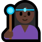 woman mage: dark skin tone pentru platforma Microsoft