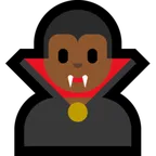 Microsoft 플랫폼을 위한 vampire: medium-dark skin tone