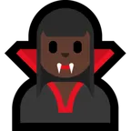 woman vampire: dark skin tone für Microsoft Plattform