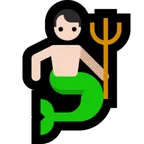 merman: light skin tone for Microsoft platform