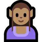 woman elf: medium skin tone per la piattaforma Microsoft