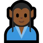 man elf: medium-dark skin tone untuk platform Microsoft