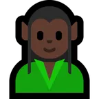 Microsoft dla platformy elf: dark skin tone