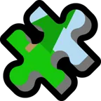 puzzle piece för Microsoft-plattform
