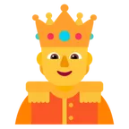 person with crown for Microsoft platform