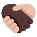 Microsoft dla platformy handshake: dark skin tone, medium-light skin tone