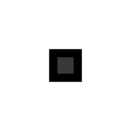 black small square per la piattaforma Microsoft