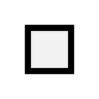 Microsoftプラットフォームのwhite medium square