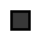 black medium square עבור פלטפורמת Microsoft