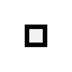 white medium-small square for Microsoft-plattformen