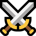 crossed swords for Microsoft platform