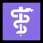 medical symbol for Microsoft platform