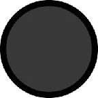 Microsoft 플랫폼을 위한 black circle