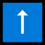 up arrow for Microsoft platform