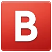 B button (blood type) voor Samsung platform