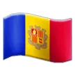flag: Andorra for Samsung-plattformen