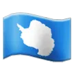 flag: Antarctica สำหรับแพลตฟอร์ม Samsung