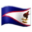 flag: American Samoa per la piattaforma Samsung