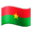 Samsungプラットフォームのflag: Burkina Faso