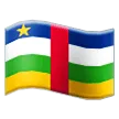 flag: Central African Republic for Samsung platform