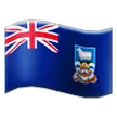 flag: Falkland Islands para la plataforma Samsung
