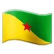 flag: French Guiana لمنصة Samsung