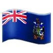 Samsung platformon a(z) flag: South Georgia & South Sandwich Islands képe