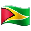 flag: Guyana για την πλατφόρμα Samsung