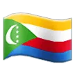 flag: Comoros για την πλατφόρμα Samsung