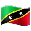 flag: St. Kitts & Nevis لمنصة Samsung
