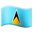 flag: St. Lucia สำหรับแพลตฟอร์ม Samsung
