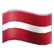 flag: Latvia for Samsung platform