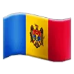 flag: Moldova för Samsung-plattform