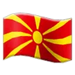 flag: North Macedonia för Samsung-plattform