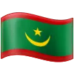 Samsung প্ল্যাটফর্মে জন্য flag: Mauritania