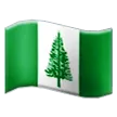 flag: Norfolk Island pour la plateforme Samsung