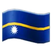 flag: Nauru για την πλατφόρμα Samsung